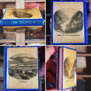 Rills from the river of life : the Christian's closet book : containing a text of scripture and a brief commentary for every day in the year. >>MINIATURE BOOK<<. Publication Date: 1872 CONDITION: VERY GOOD