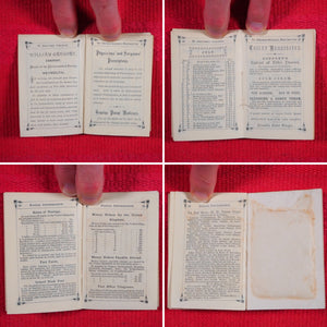 Bouquet almanack for 1879 >>MINIATURE ALMANACK WITH BOUQUET PROMO<< Publication Date: 1878 CONDITION: NEAR FINE