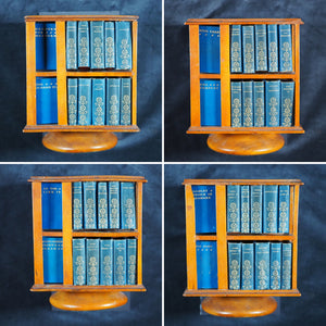 Shakespeare, William. Ellen Terry Complete Works of William Shakespeare, in 40 volumes. Bryce, David & Son. Glasgow. 1904. Complete Works. [Large revolving bookcase].