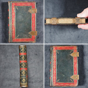 Miniature book keepsafe  or antique book box. [London?]. 1820.