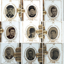 Load image into Gallery viewer, [Miniature Tintype Portrait Album]. 1880 [?]. &gt;&gt;Phantasmic miniature tintype album&lt;&lt;
