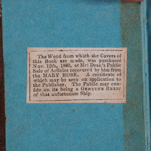 Narrative of the loss of the Mary Rose, at Spithead, July 20th 1545. Horsey, S., 43 Queen Street, Portsea. 1849.