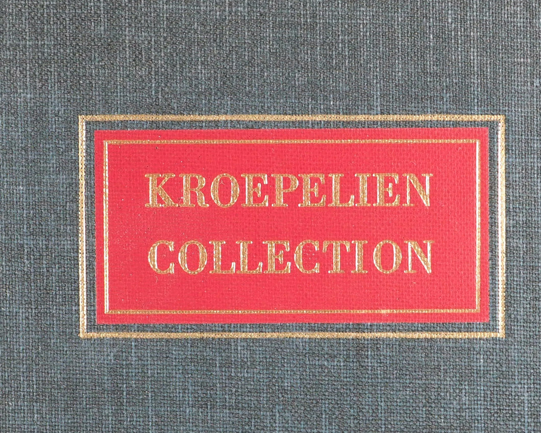 Bibliotheca Polynesiana. A catalogue of some of the books in the Polynesian collection formed by the late Bjarne Kroepelien and now in the Oslo University Library. RIETZ, ROLF DU [ED.]. Oslo, Privately Published by the heirs of Bjarne Kroepelien . 1969.