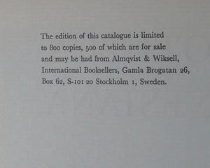 Bibliotheca Polynesiana. A catalogue of some of the books in the Polynesian collection formed by the late Bjarne Kroepelien and now in the Oslo University Library. RIETZ, ROLF DU [ED.]. Oslo, Privately Published by the heirs of Bjarne Kroepelien . 1969.