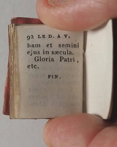 Petit Paroïssien de la Jeunesse. Lainé, Ad[olphe] R. Rue des S. Pères, 19. Paris. Circa 1840. >>MICRO-MINIATURE JUVENILE PRAYER BOOK<<