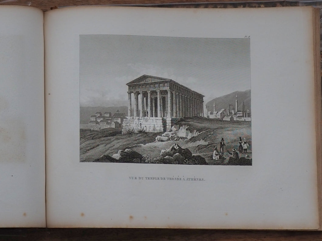 MAP VOLUME ONLY of: Voyage du Jeune Anacharsis en Grèce, vers le milieu du quatrième siècle avant l'ère vulgaire. Par J. J. Barthelemy. Chez Janet et Cotelle, Librairies, Paris. 1826. >>FINE ENGRAVED LARGE PLATES AND MAPS<<<<