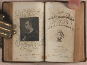 Sterne, Laurence [+] Dr. Samuel Johnson [+] Oliver Goldsmith. Sentimental Journey through France and Italy [+] Rasselas, a Tale [+] The Vicar of Wakefield. Jones & Co. 3, Acton Place, Kingsland Road. London. 1826 [+] 1825 [+] 1825.