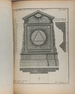 Batty Langley. City and country builder's and workman's treasury of designs, or, The art of drawing and working the ornamental parts of architecture. Printed for and sold by S. Harding, London. 1741.