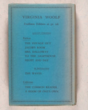 Load image into Gallery viewer, Virginia Woolf. Collected works of Virginia Woolf - every first Uniform Edition,  in original dust-jackets. Hogarth Press. 52 Tavistock Square. London.  1929-1950.
