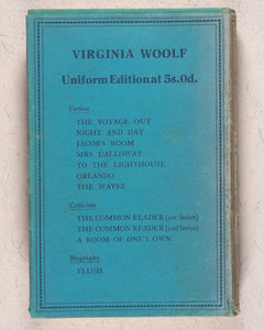 Virginia Woolf. Collected works of Virginia Woolf - every first Uniform Edition,  in original dust-jackets. Hogarth Press. 52 Tavistock Square. London.  1929-1950.