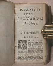 Load image into Gallery viewer, Pub. Papinius Statius. Denuo ac Serio emendatus. Guiljelmum Ianss: Caesium. [Amsterdam].&gt;&gt;Dramatic and significant classical poetry in miniature&lt;&lt; 1624.
