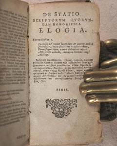 Pub. Papinius Statius. Denuo ac Serio emendatus. Guiljelmum Ianss: Caesium. [Amsterdam].>>Dramatic and significant classical poetry in miniature<< 1624.