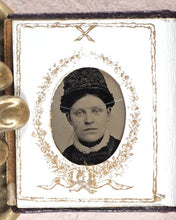 Load image into Gallery viewer, [Miniature Tintype Portrait Album]. 1880 [?]. &gt;&gt;Phantasmic miniature tintype album&lt;&lt;
