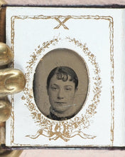 Load image into Gallery viewer, [Miniature Tintype Portrait Album]. 1880 [?]. &gt;&gt;Phantasmic miniature tintype album&lt;&lt;
