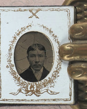 Load image into Gallery viewer, [Miniature Tintype Portrait Album]. 1880 [?]. &gt;&gt;Phantasmic miniature tintype album&lt;&lt;
