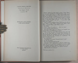 Louis-Ferdinand Céline. Guignol's Band. Bernard Frechtman & Jack T. Nile [translators]. Vision Press Limited. 1954.  >>1st state risqué dust-jacket<<