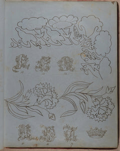 Mary Chetwynd, [née] Hussey, [1820-91]. Work Book of Viscountess Chetwynd. [Circa 1861].