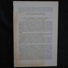 Load image into Gallery viewer, Silent Spring. Rachel Carson. Published by Houghton Mifflin Company, 1962 CONDITION: NEAR FINE HARDCOVER
