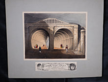 Load image into Gallery viewer, Spooner&#39;s Protean Views No. 28. The Thames Tunnel. Changing to the Coronation Procession from Buckingham Palace.  London. W. Spooner. 377, Strand.
