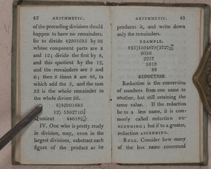 Compendium of Simple Arithmetic; in which the first rules of that pleasing Science are made familiar to the capacities of youth. Wallis, J. 16 Ludgate Street. London. 1801.