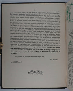 Holy Qur-an with English translation and explanatory notes, Part One [all that was ever published]. Anjuman-i-Taraqqi-i-Islam, Qadian, Punjab, India. 1915. >>ASSOCIATION COPY<<