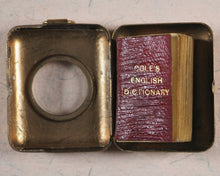 Load image into Gallery viewer, Smallest English Dictionary in the World. Bryce, David &amp; Son. Glasgow. Circa 1896.&gt;&gt;Scarce miniature promo for world&#39;s largest bookshop in 1896&lt;&lt;
