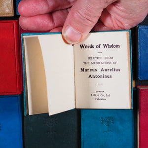 Aurelius, Marcus. Words of Wisdom. Selected from the Meditations of Marcus Aurelius Antoninus. Hills & Co. Ye St. Luke's Press. London. 1918.