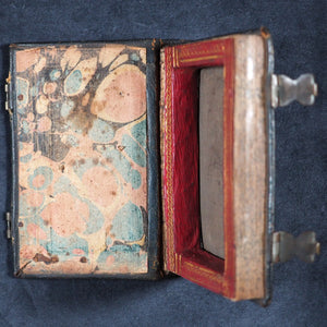 Miniature book keepsafe  or antique book box. [London?]. 1820.