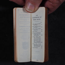 Load image into Gallery viewer, Finger Prayer Book. Common Prayer. University Press London : Henry Frowde, Oxford Warehouse, Amen Corner London. 1899.
