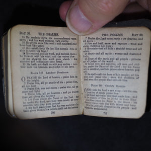 Book of Common Prayer and Administration of the Holy Communion According to the Use of the Church of England. Eyre & Spottiswoode Bible Warehouse Limited. 23, Paternoster Row, E.C. London, Edinburgh and New York. [1900].   Silver plaque.