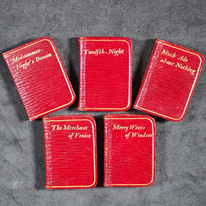 Shakespeare, William. Ellen Terry: A Midsummer Night's Dream, Much Ado About Nothing, Merchant Of Venice, Twelfth Night, The Merry Wives of Windsor. Bryce, David & Son Glasgow. 1905 Five matching volumes.