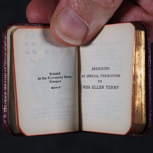 Shakespeare, William. Ellen Terry: A Midsummer Night's Dream, Much Ado About Nothing, Merchant Of Venice, Twelfth Night, The Merry Wives of Windsor. Bryce, David & Son Glasgow. 1905 Five matching volumes.