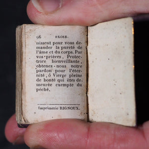 Petit Paroissien de la Jeunesse. Marcilly. Rue St. Jacques, no. 10. Paris. Circa 1840.