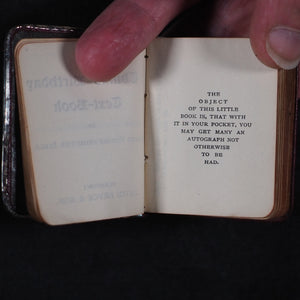 Thumb Birthday Text Book of short verses from the bible. Bryce, David & Son Glasgow. 1894.