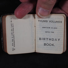 Load image into Gallery viewer, Thumb Birthday Text Book of short verses from the bible. Bryce, David &amp; Son Glasgow. 1894.
