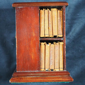 Shakespeare, William. Ellen Terry Complete Works of William Shakespeare, in 40 volumes. Bryce, David & Son. Glasgow. 1904. Complete Works. [Slimmer revolving bookcase with square stand]