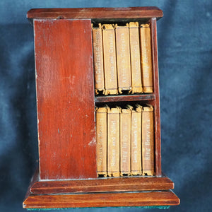 Shakespeare, William. Ellen Terry Complete Works of William Shakespeare, in 40 volumes. Bryce, David & Son. Glasgow. 1904. Complete Works. [Slimmer revolving bookcase with square stand]