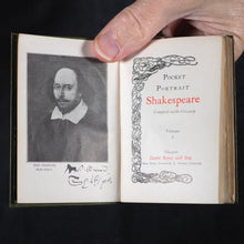 Load image into Gallery viewer, Shakespeare, William. Pocket Portrait Shakespeare. Complete with glossary. Bryce, David &amp; Sons. Glasgow. Circa 1899.
