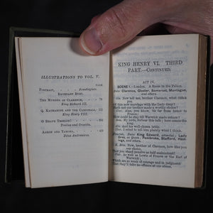 Shakespeare, William. Pocket Portrait Shakespeare. Complete with glossary. Bryce, David & Sons. Glasgow. Circa 1899.