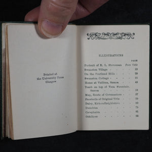 Stevenson, Robert Louis. Pentland Rising: A page of history. 1666. With Memorials of Robert Louis Stevenson. Bryce, David & Son. Glasgow. Circa 1905.