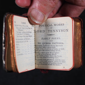 Tennyson, Alfred Lord.& Poetical Works. Eyre and Spottiswoode, (Bible Warehouse), Ltd., 33, Paternoster Row. [London]. Circa 1906.