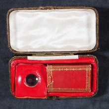 Load image into Gallery viewer, Petit Paroissien de la Jeunesse. Marcilly. Rue St. Jacques, 10. Paris. Circa 1840. Original slipcase, magnifying glass and case.
