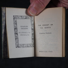 Load image into Gallery viewer, Dickens, Charles Christmas Stories. Birdsall &amp; Sons [Northampton]. Circa 1908. Complete five volume set on original oak book display.
