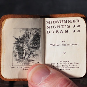 Shakespeare, William. Midsummer Night's Dream. Bryce, David & Son; Glasgow. Henry Frowde, Oxford University Press. 1904