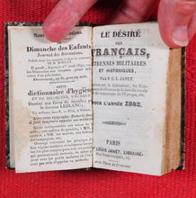 Load image into Gallery viewer, Le Desire des Francais, Etrennes Militaires et Historiques [MINIATURE FRENCH ALMANAC] Janet, C.P.L. [Compiler]. Publication Date: 1841 CONDITION: VERY GOOD
