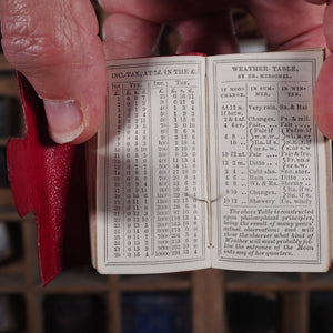 Pearl pocket Book and Fashionable Remembrancer for 1864 [with] Miniature Ball-Room Guide. >>RARE MINIATURE ALMANAC "FOR THE LADIES"<< Publication Date: 1863 CONDITION: NEAR FINE