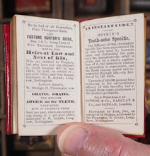 Load image into Gallery viewer, Pearl pocket Book and Fashionable Remembrancer for 1864 [with] Miniature Ball-Room Guide. &gt;&gt;RARE MINIATURE ALMANAC &quot;FOR THE LADIES&quot;&lt;&lt; Publication Date: 1863 CONDITION: NEAR FINE
