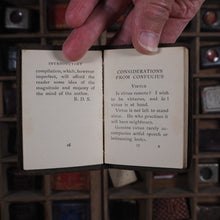 Load image into Gallery viewer, Considerations from Confucius. &gt;&gt;MINIATURE CONFUCIAN BOOK&lt;&lt; Confucius. Arranged with a foreword by R. Dimsdale Stocker. Publication Date: 1910 CONDITION: NEAR FINE
