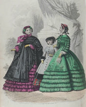 Load image into Gallery viewer, Englishwoman&#39;s domestic magazine : an illustrated journal, combining practical information, instruction, and amusement. New Series (Volumes 1 &amp; 2). London : S.O. Beeton.
