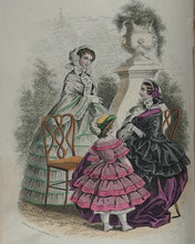 Load image into Gallery viewer, Englishwoman&#39;s domestic magazine : an illustrated journal, combining practical information, instruction, and amusement. New Series (Volumes 1 &amp; 2). London : S.O. Beeton.
